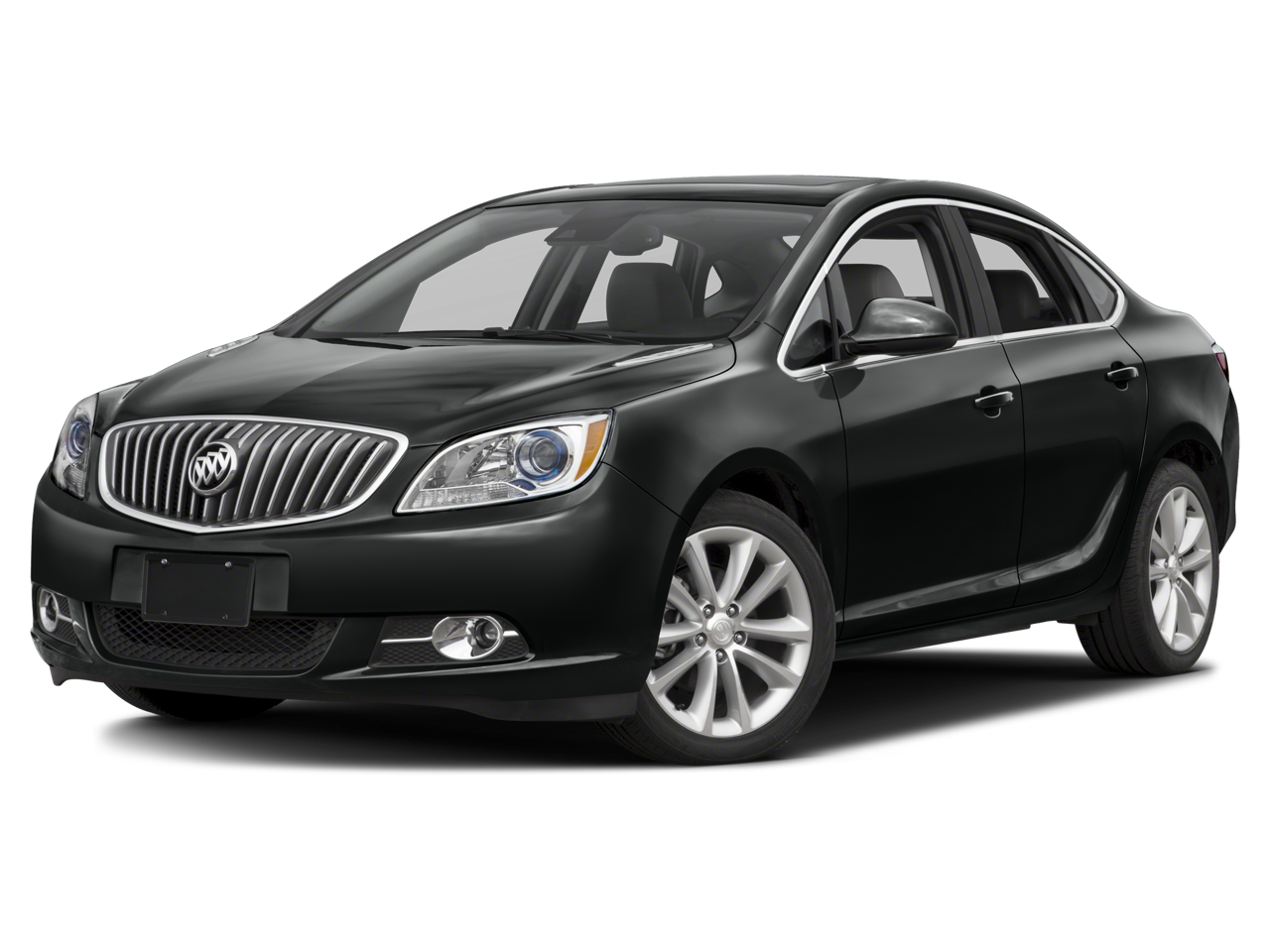 2015 Buick Verano TITANIUM in Summit White — front three-quarter view