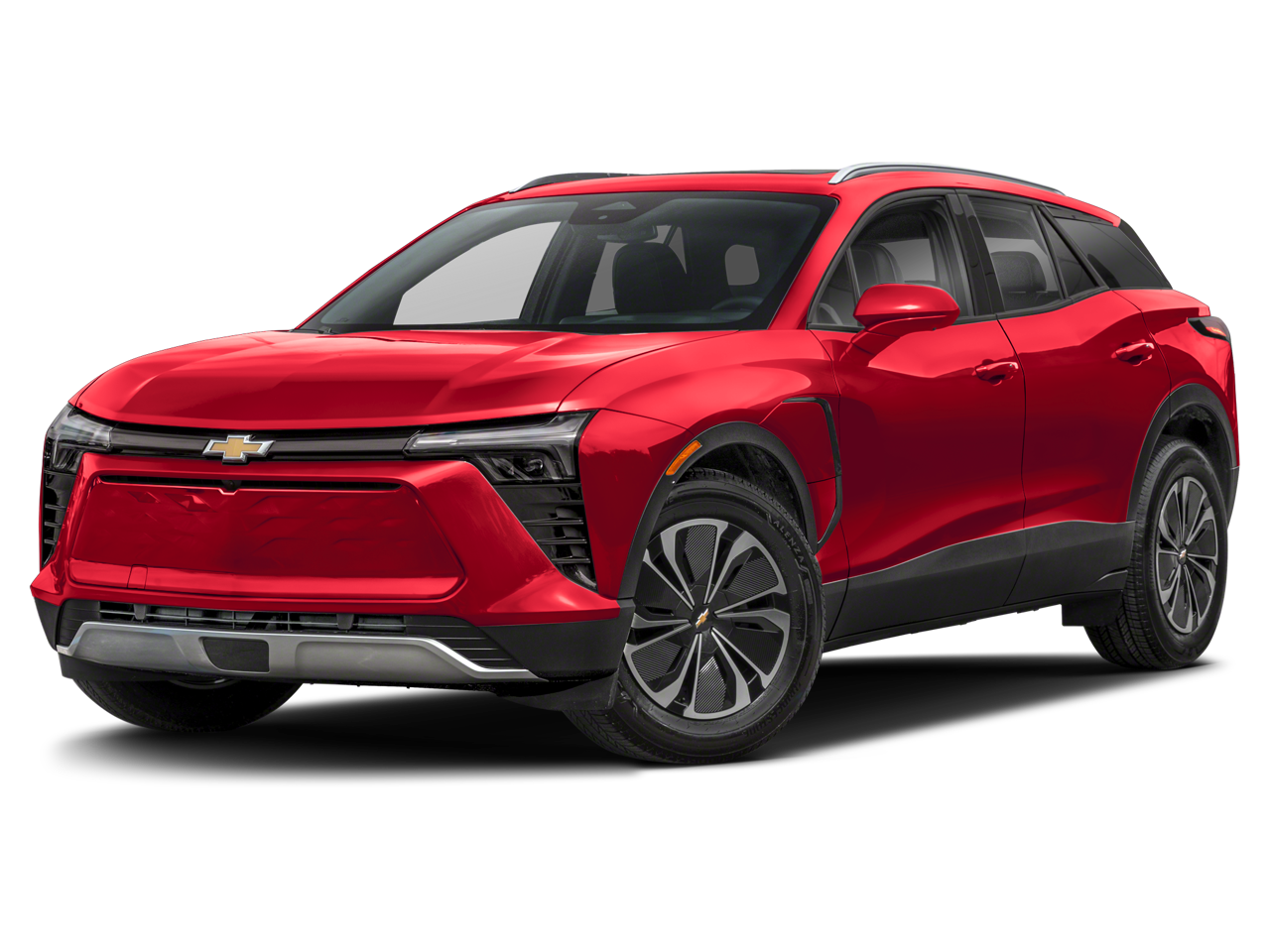 2024 Chevrolet Blazer EV LT in Sterling Gray Metallic — front three-quarter view
