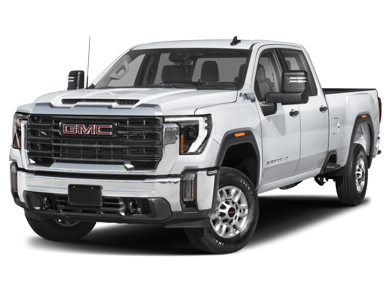 2024 GMC Sierra 2500 HD Denali Ultimate in Onyx Black — front three-quarter view