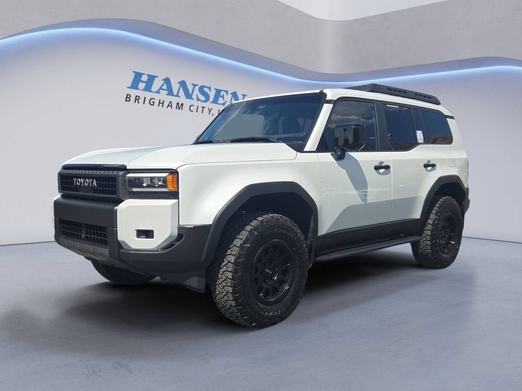 2024 Toyota Land Cruiser Base in White — front three-quarter view